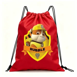 Paw Patrol Rubble Drawstring Travel Backpack - Thumbnail Image 3