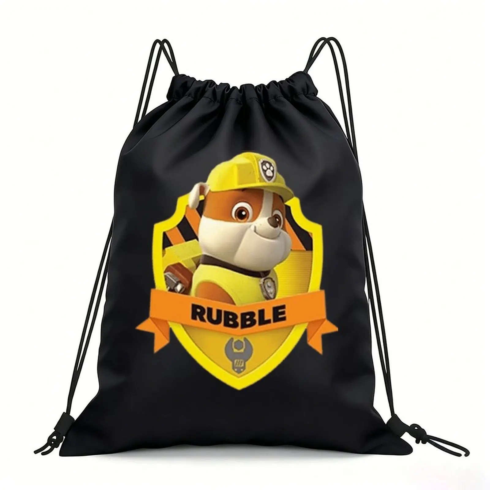 Paw Patrol Rubble Drawstring Travel Backpack - Image 1