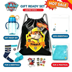 Paw Patrol Rubble Drawstring Travel Backpack - Thumbnail Image 2