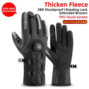 Motorcycle Waterproof Fleece Thermal Gloves