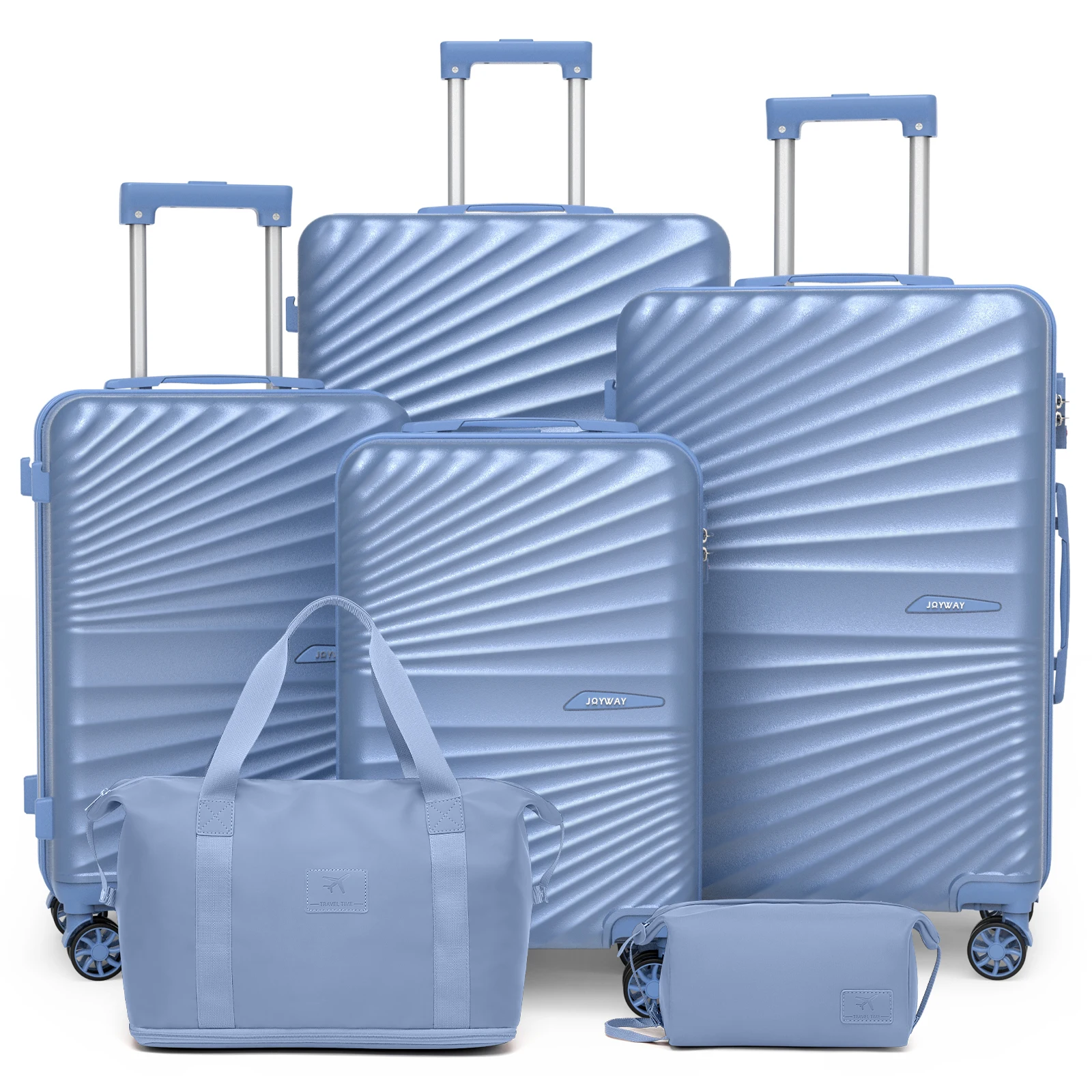 6-Pc Lightweight Hard-shell Durable Travel Set - Image 2