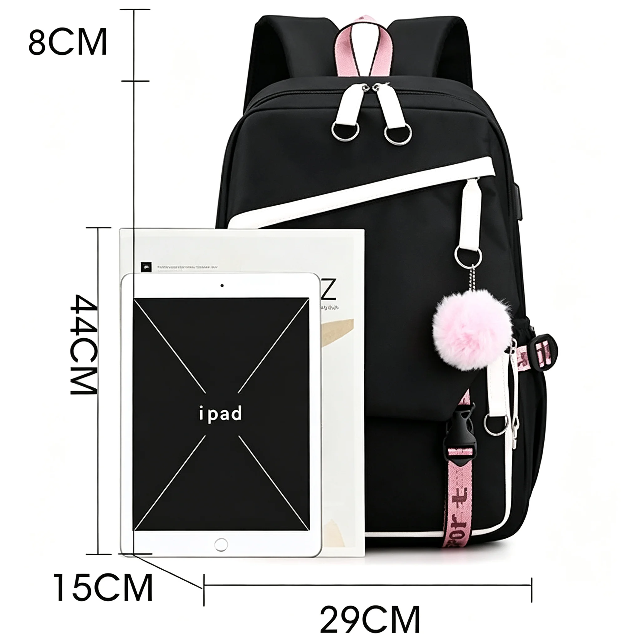 Y2K Kawaii Travel/School Cartoon Girls Backpack - Image 2