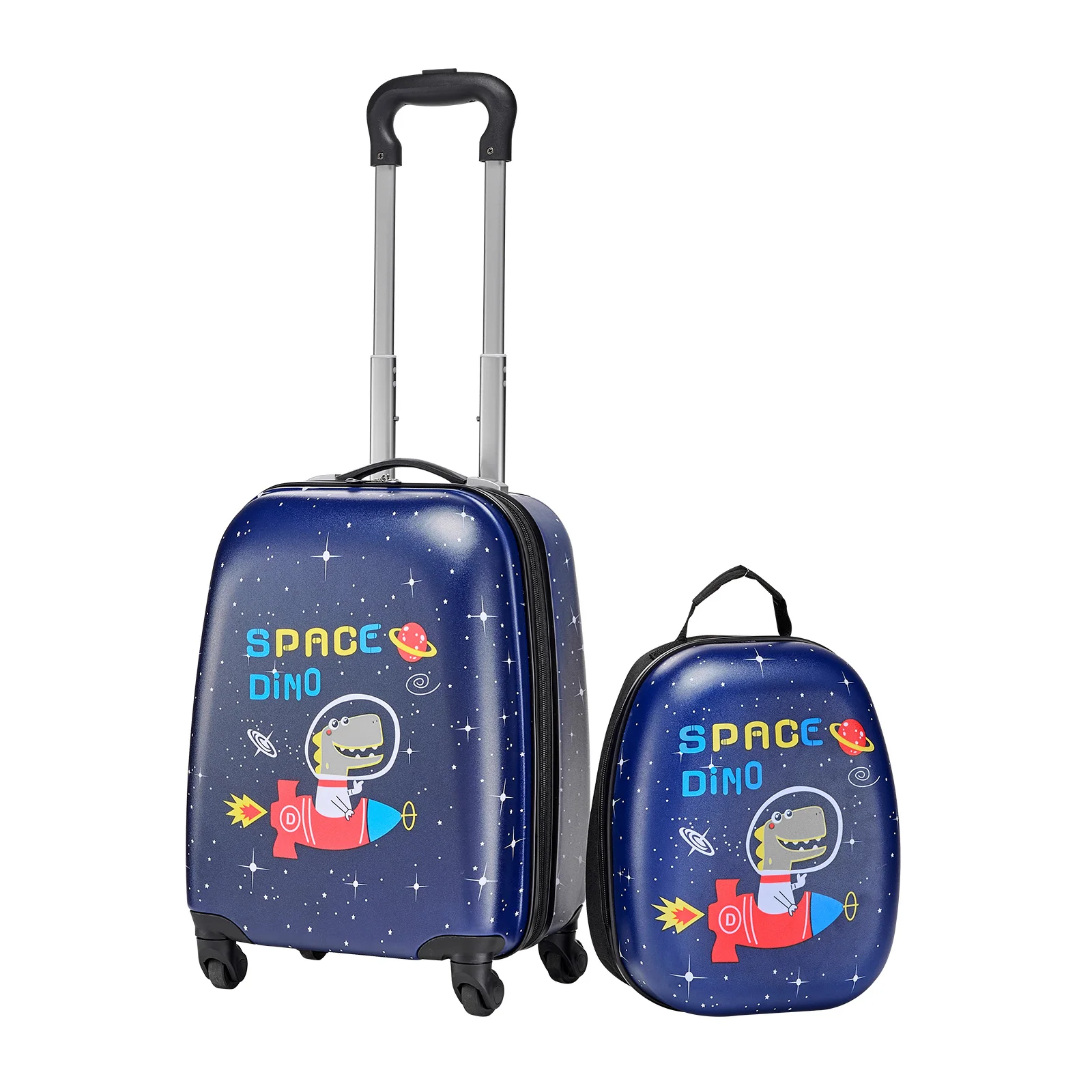 Kids 18" 2-Piece Rolling Luggage Set with Backpack - Image 1