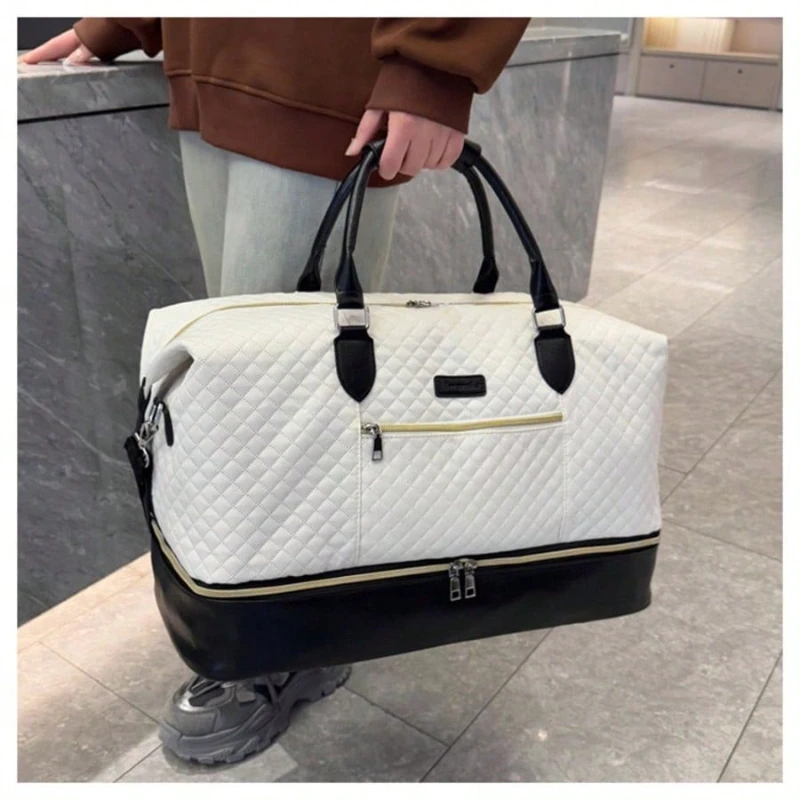 2-Piece Travel Duffle Bag Set with Shoe Compartment - Image 2