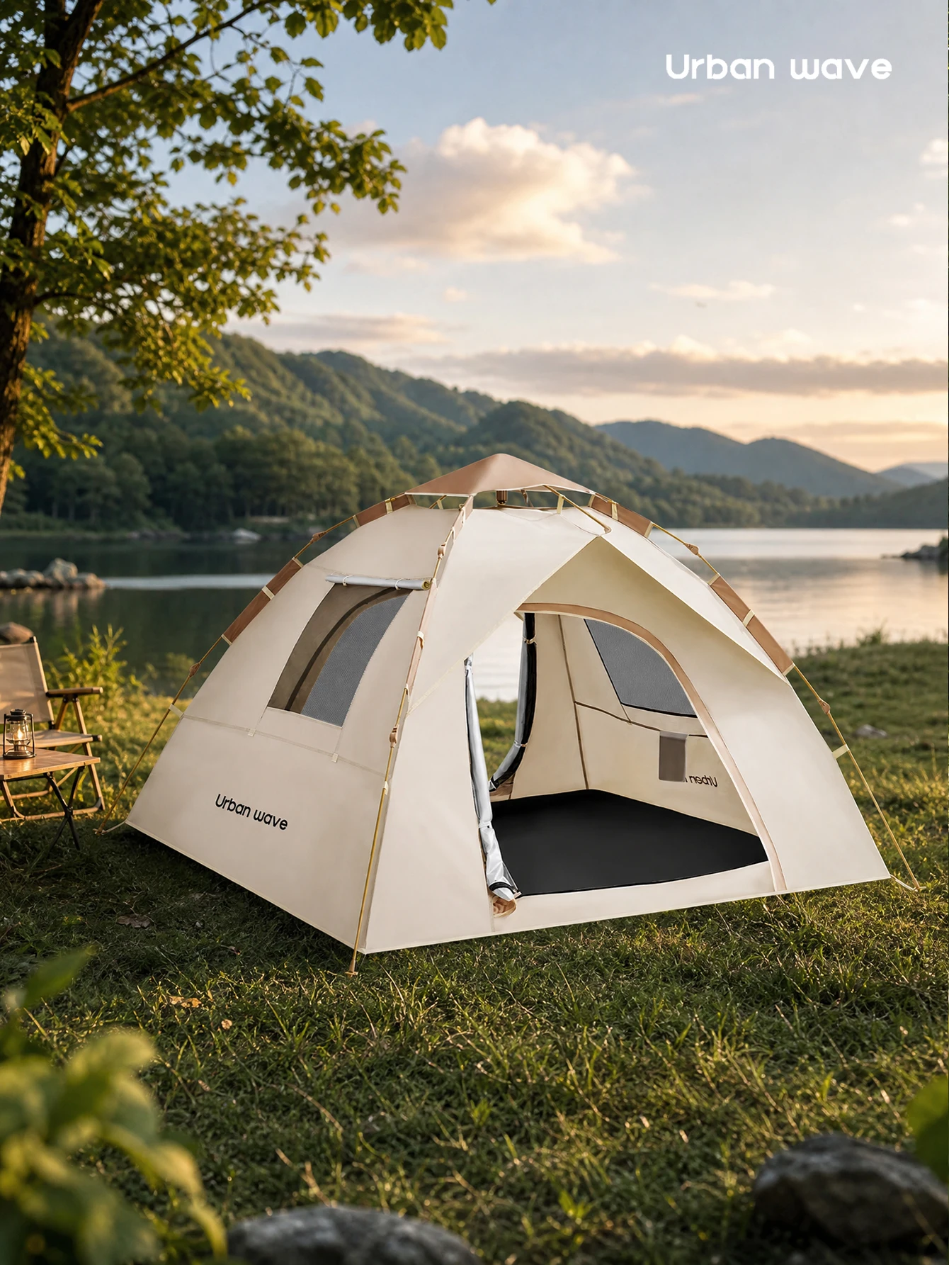 Automatic Pop-up Water and Wind Proof Camping Tent - Image 1