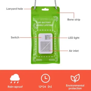 Portable Salt Water, Hydro-Powered Camping Light - Thumbnail Image 3