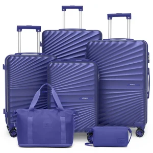6-Pc Lightweight Hard-shell Durable Travel Set - Thumbnail Image 4
