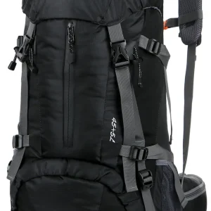 50L Lightweight Hiking Backpack With Rain Cover - Thumbnail Image 3