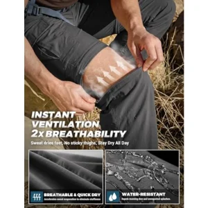 3-in-1 Zip-Off Quick Dry Pants - Thumbnail Image 3