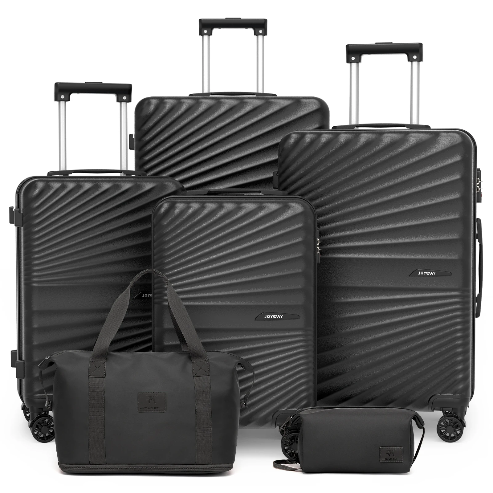 6-Pc Lightweight Hard-shell Durable Travel Set - Image 5