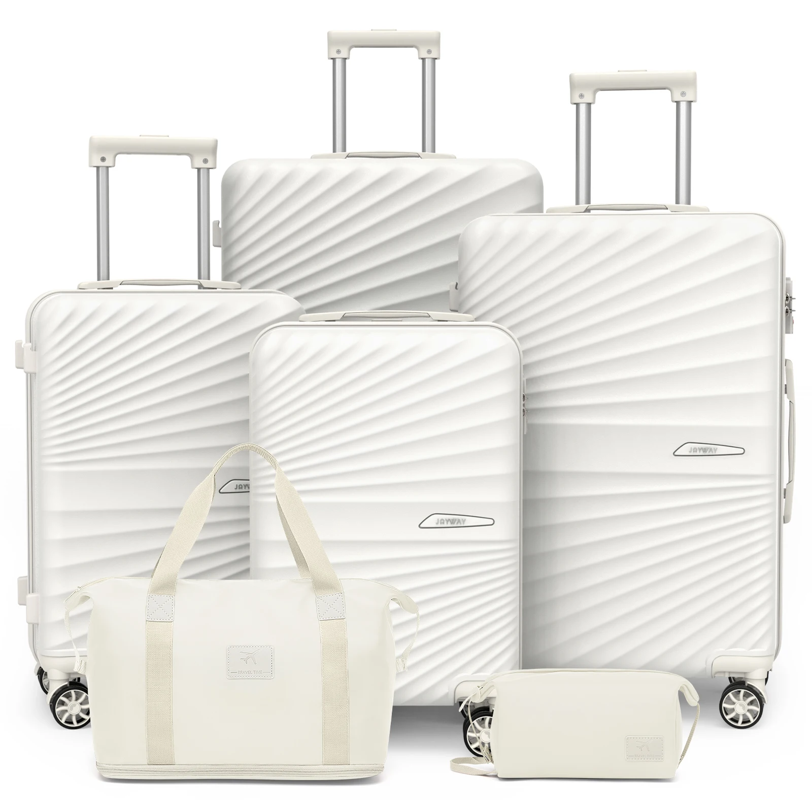 6-Pc Lightweight Hard-shell Durable Travel Set - Image 3