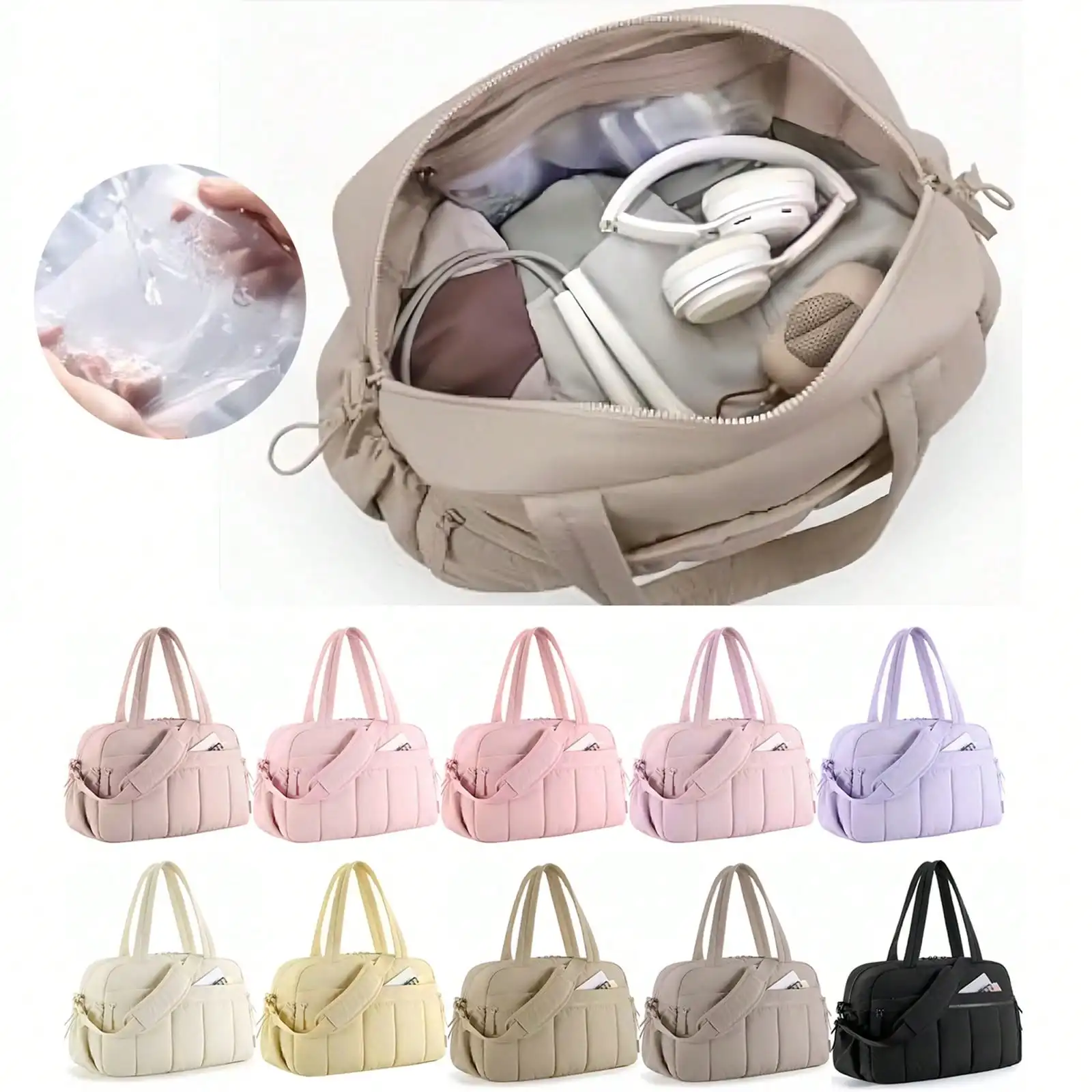 Large Multi-compartments Waterproof Shoulder Bag - Image 1