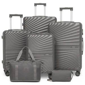 6-Pc Lightweight Hard-shell Durable Travel Set - Thumbnail Image 6
