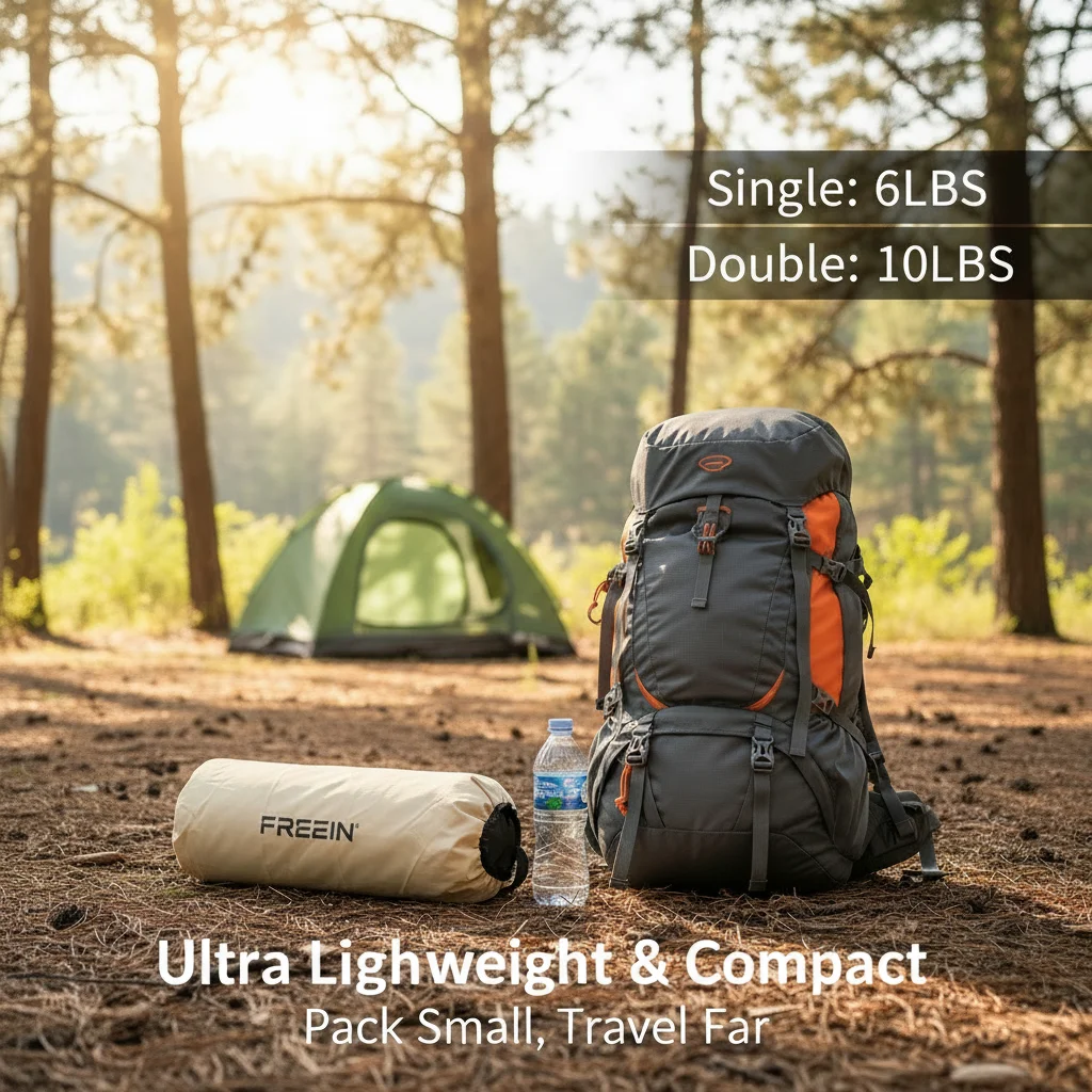 Compact Inflatable Waterproof Outdoor Air Bed - Image 2