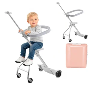 Kids 20" 2-N-1 Ride-On Luggage w/Detachable Handle - Thumbnail Image 3