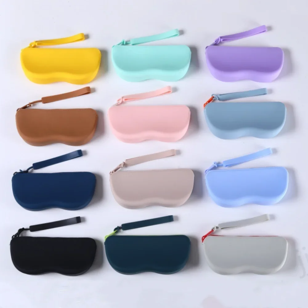 Soft Silicone Zipper Glasses Case - Image 2