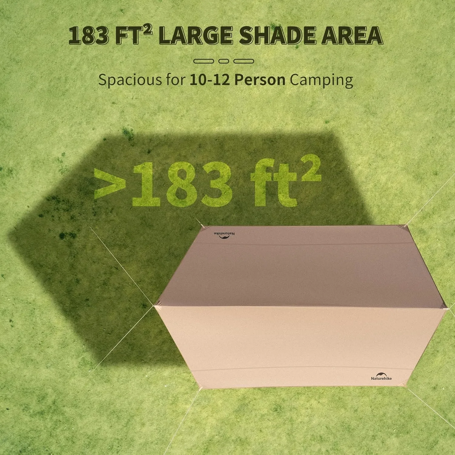 Large Waterproof Canopy Shelter  Anti-UV UPF2000+ - Image 2