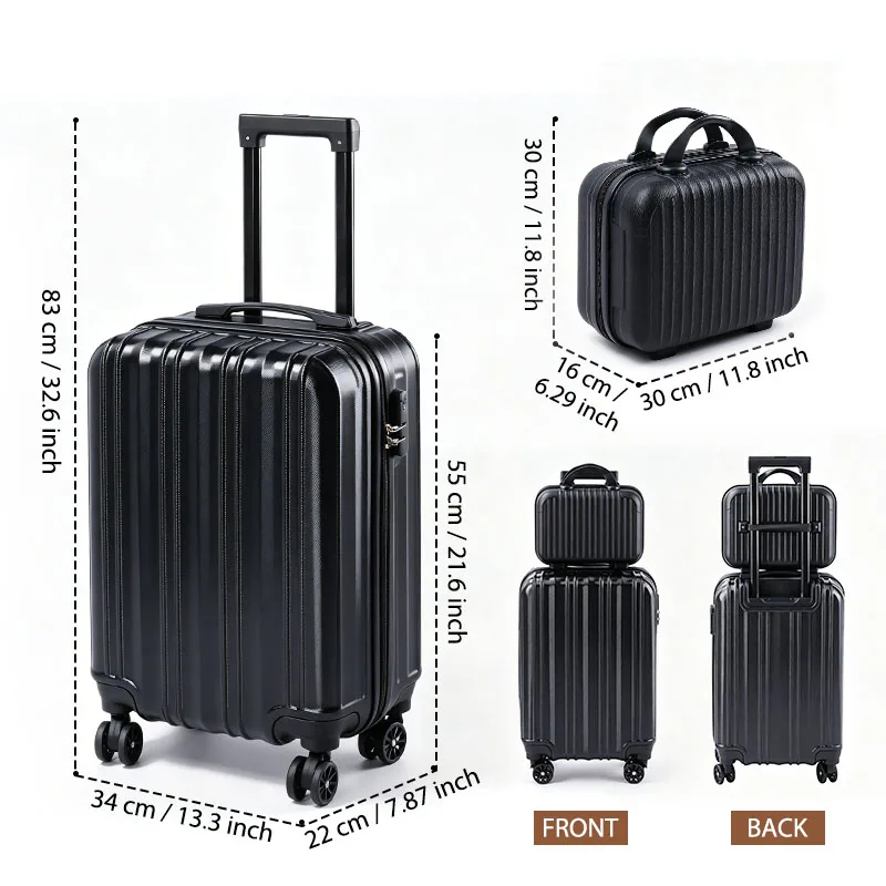 2 Piece 20" Carry On. See Description for details - Image 2