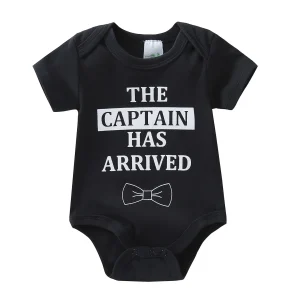 5pcs Baby Boy Short Sleeve Triangle Rompers, - Thumbnail Image 5