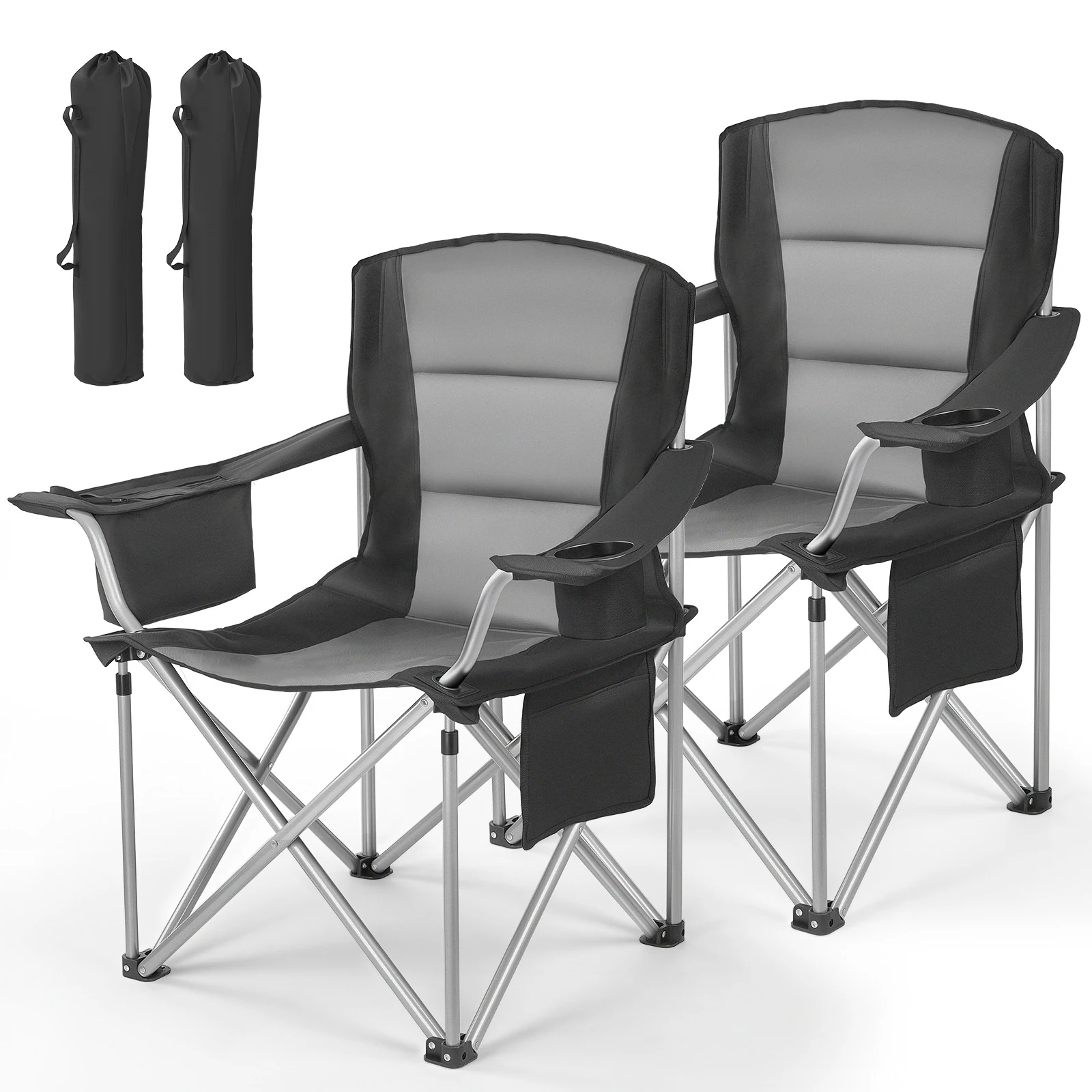 Oversized Heavy Duty 450lbs Padded Backrest Chairs - Image 1