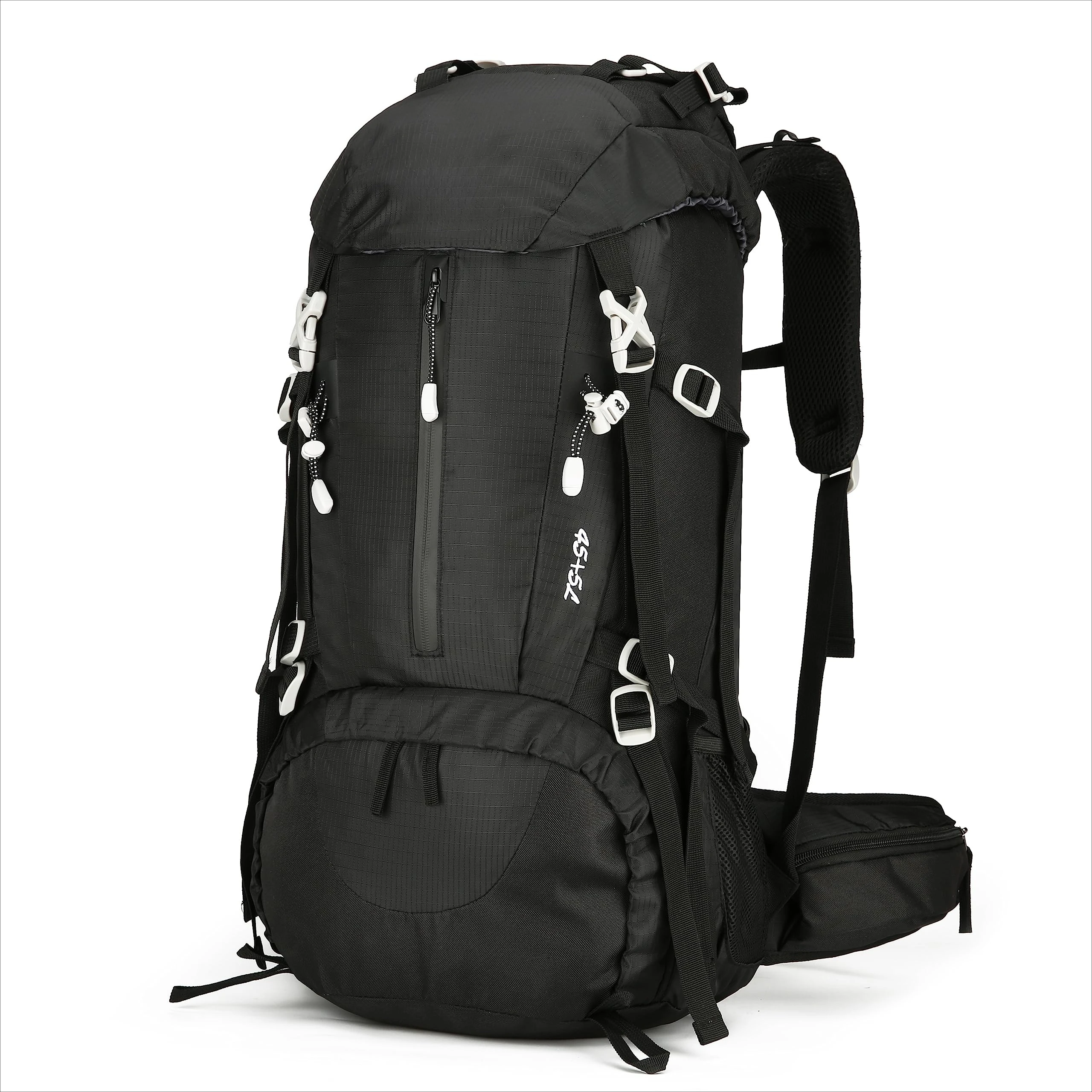 50L Lightweight Hiking Backpack With Rain Cover - Image 6