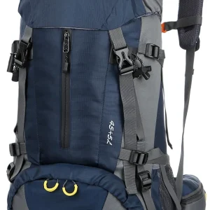 50L Lightweight Hiking Backpack With Rain Cover - Thumbnail Image 2
