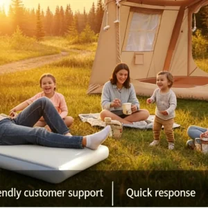 Compact Inflatable Waterproof Outdoor Air Bed - Thumbnail Image 3