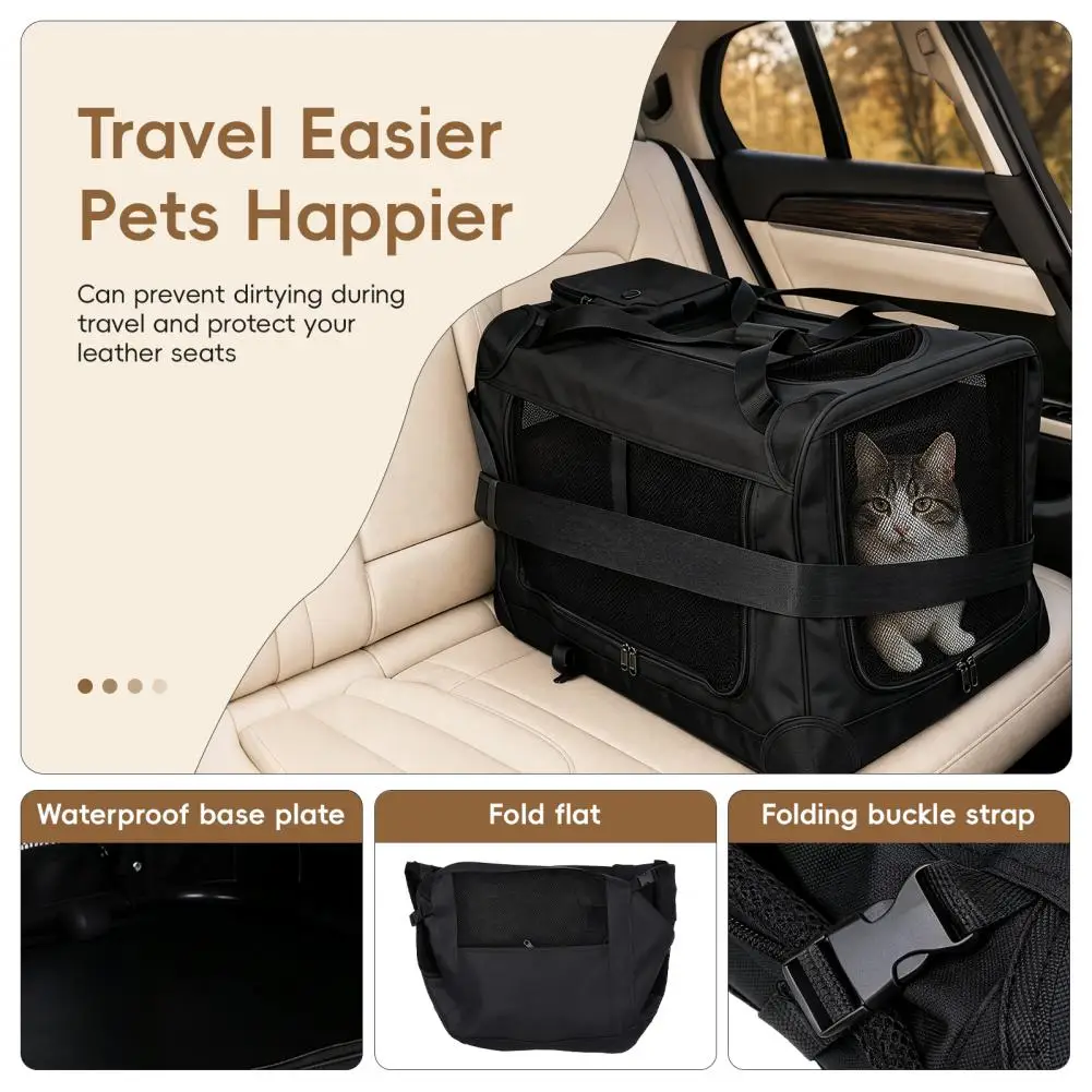 Airline Approved Lg Pet Travel Carrier on Wheels - Image 3