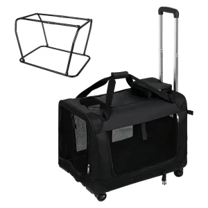 Airline Approved Lg Pet Travel Carrier on Wheels - Thumbnail Image 2