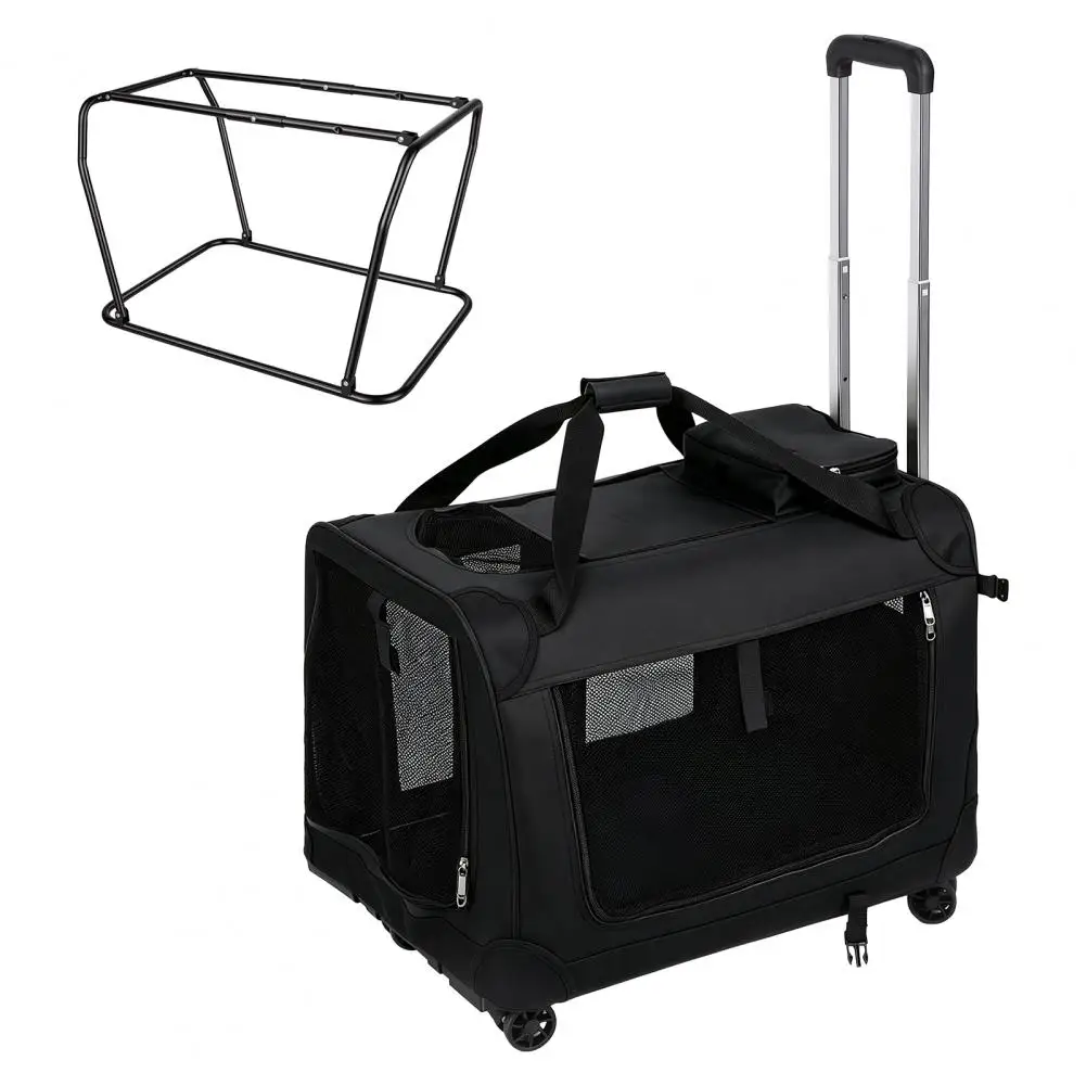Airline Approved Lg Pet Travel Carrier on Wheels - Image 2