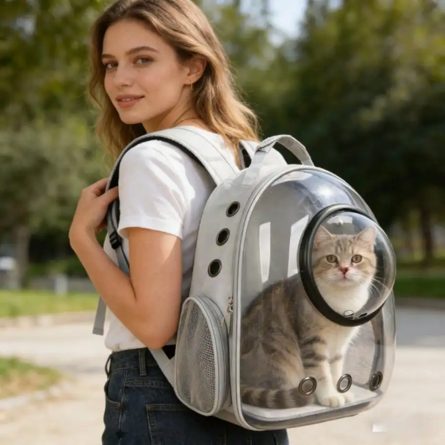Lightweight, Breathable Pet Carrier for Travel - Image 4