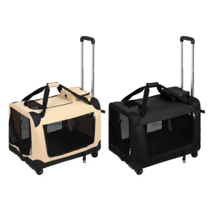Airline Approved Lg Pet Travel Carrier on Wheels