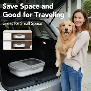 Collapsible Pet Food Storage A Must For Travel - Thumbnail Image 4