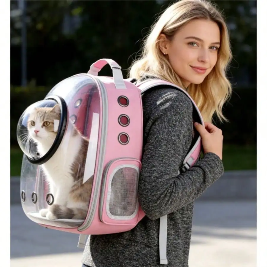 Lightweight, Breathable Pet Carrier for Travel - Image 1