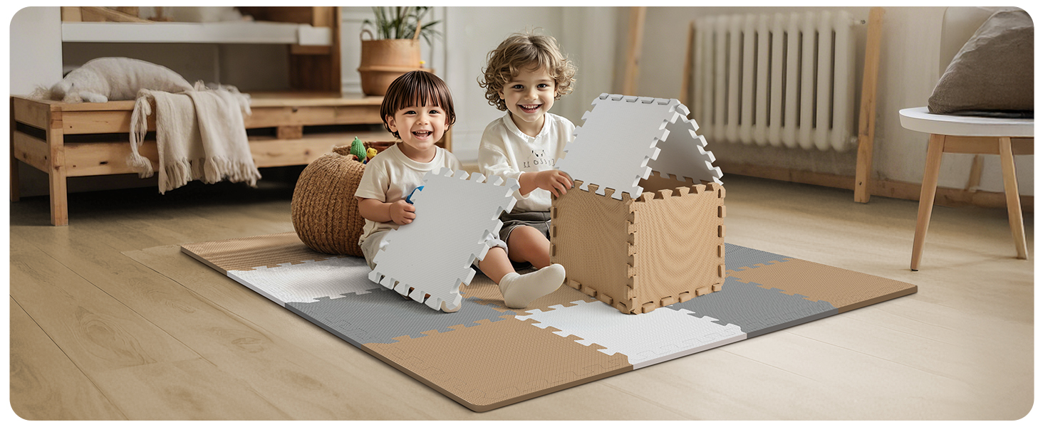 16-Tile EVA Foam Baby Play Mat/Puzzle - Image 3